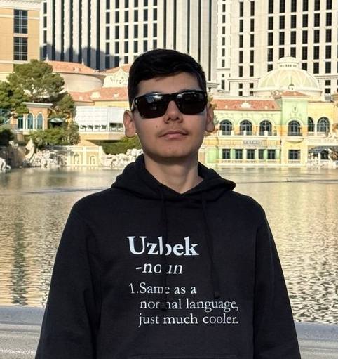 Asadbek Ruziev, founder of the Uzbek Students Association at ASU